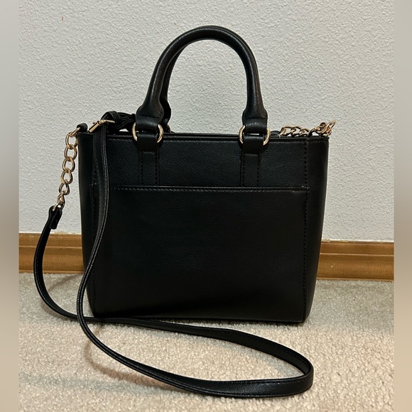 💜SOLD💜NWT Juicy Couture Colorful Love Mini Tote with Crossbody Strap Liquorice - Picture 2 of 14